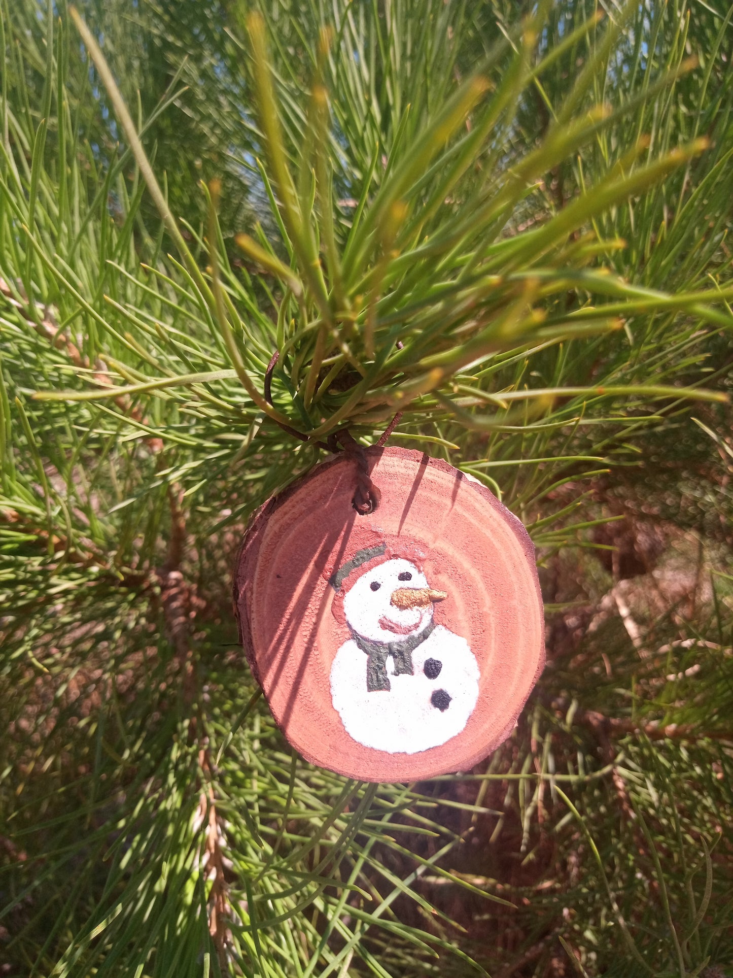 O boneco de Neve, o Floco de Neve e a Árvore de Natal