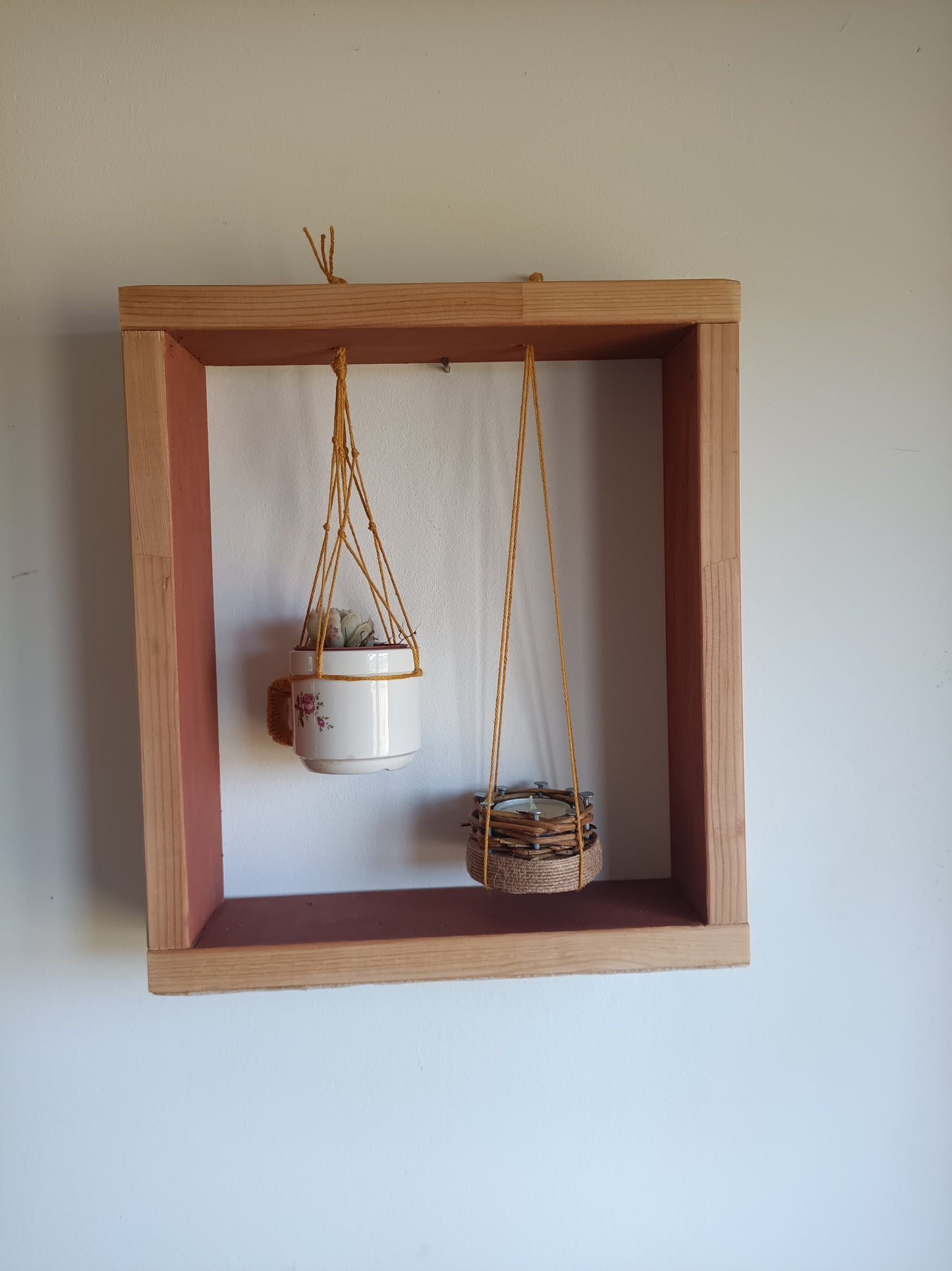 Quadro planta e vela suspenso